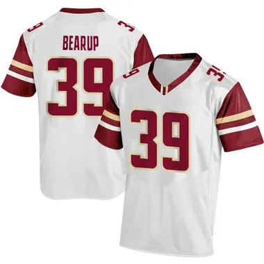 White Replica Youth Nick Bearup Boston College Eagles Football Jersey